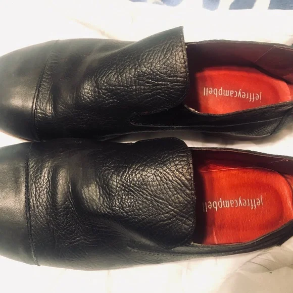 πBLK JEFFERY CAMPBELL SLIP ON LOAFERS!ππ΄ - Picture 2 of 6